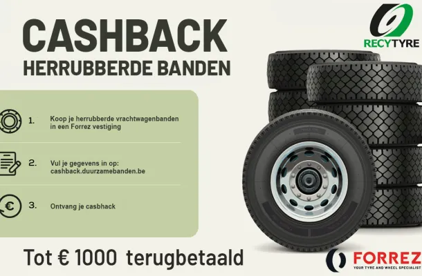 cashback recytyre|Forrez